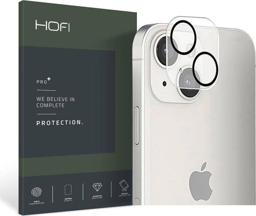 Kaamera klaas Hofi Pro + iPhone 13 mini 5.4 / iPhone 13 6.1 цена и информация | Ekraani kaitsekiled | kaup24.ee