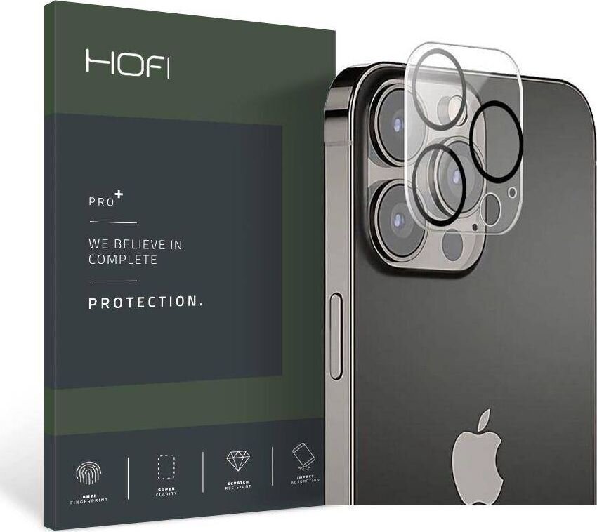 Kaamera klaas Hofi Pro + iPhone 13 Pro / iPhone 13 Pro Max hind ja info | Ekraani kaitsekiled | kaup24.ee