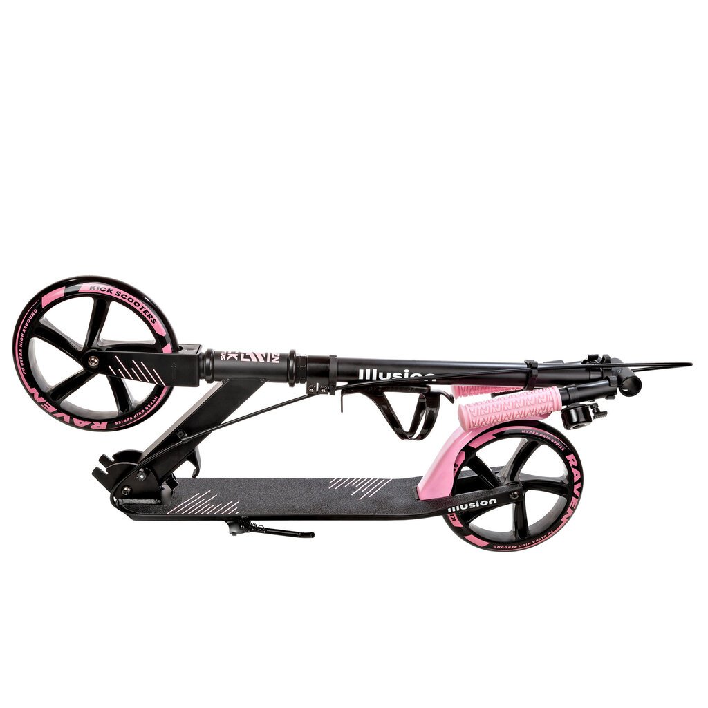 Tõukeratas suurte ratastega Raven Illusion Pink, 200 mm hind ja info | Tõukerattad | kaup24.ee