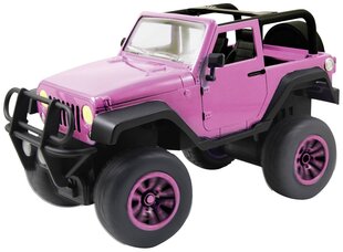 Raadio teel juhitav džiip Dickie Toys RC Jeep Wrangler, roosa hind ja info | Tüdrukute mänguasjad | kaup24.ee