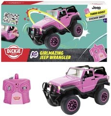 Радиоуправляемый джип Dickie Toys RC Jeep Wrangler, розовый цена и информация | Игрушки для девочек | kaup24.ee