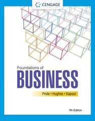 Foundations of Business 7th edition hind ja info | Majandusalased raamatud | kaup24.ee