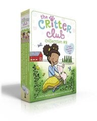Critter Club Collection #3 (Boxed Set): Amy's Very Merry Christmas; Ellie and the Good-Luck Pig; Liz and the Sand Castle Contest; Marion Takes Charge Boxed Set цена и информация | Книги для подростков и молодежи | kaup24.ee