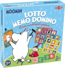 Lauamängukomplekt Tactic Moomin 3in1, FI hind ja info | Lauamängud ja mõistatused | kaup24.ee