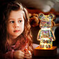 Öölaualamp mängukaru, 7 värvi, klaas, helendav ilutulestik hind ja info | Lastetoa valgustid | kaup24.ee