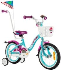 Велосипед Mimi Karbon, белый/фиолетовый/голубой цена и информация | Велосипеды | kaup24.ee