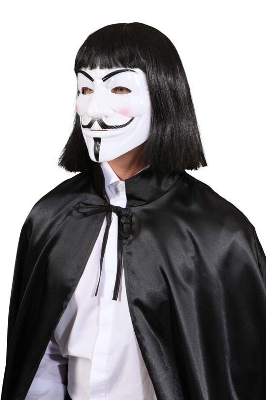 Mask Vendetta Guy Fawkes, valge цена и информация | Karnevali kostüümid | kaup24.ee