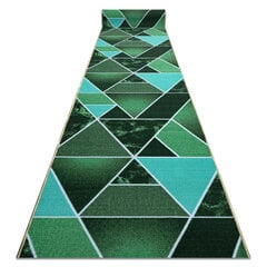 Дорожки противоскользящие треугольники TRÓJKĄTY, зеленая резинка 110cm цена и информация | Ковры | kaup24.ee