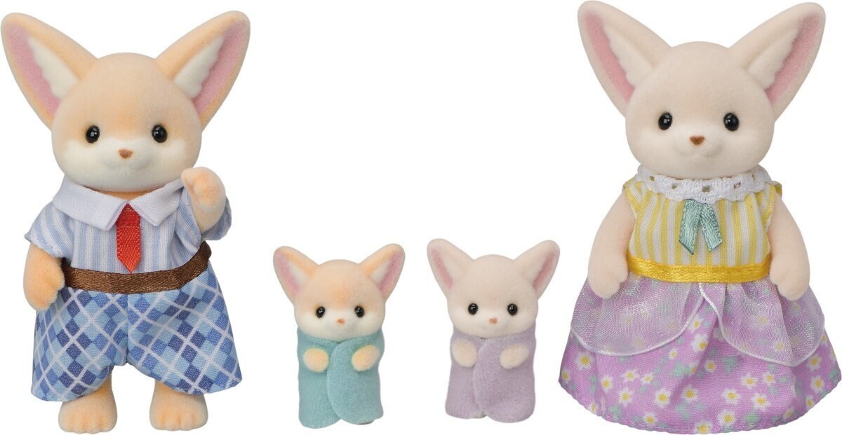 Sylvanian Families mängukomplekt Fennec Fox Family hind ja info | Tüdrukute mänguasjad | kaup24.ee