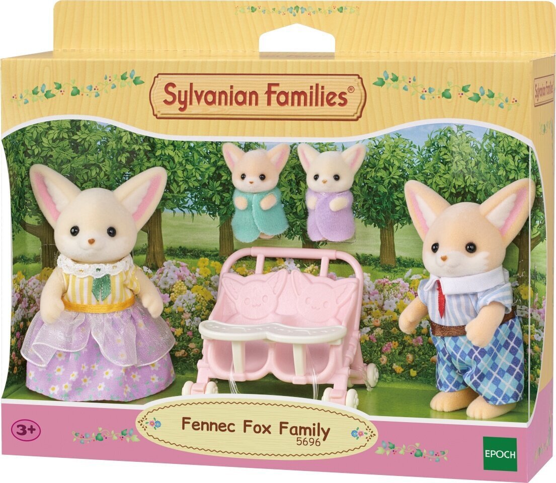 Sylvanian Families mängukomplekt Fennec Fox Family hind ja info | Tüdrukute mänguasjad | kaup24.ee