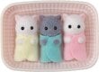 Sylvanian Families mängufiguurid Persian Cat Triplets hind ja info | Tüdrukute mänguasjad | kaup24.ee