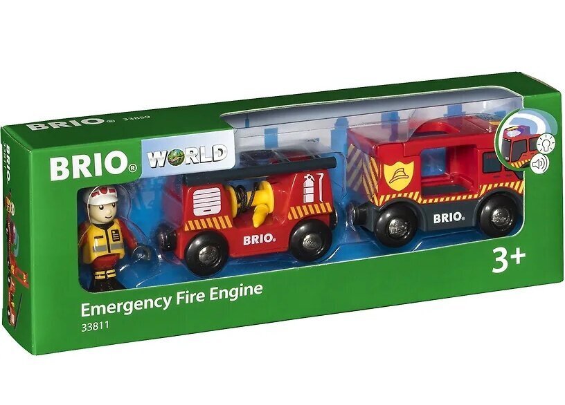 Tuletõrjerong Brio World 33811 цена и информация | Poiste mänguasjad | kaup24.ee
