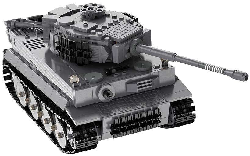 Constructor Tiger tank RC Cada C61071W 925 el. цена и информация | Klotsid ja konstruktorid | kaup24.ee