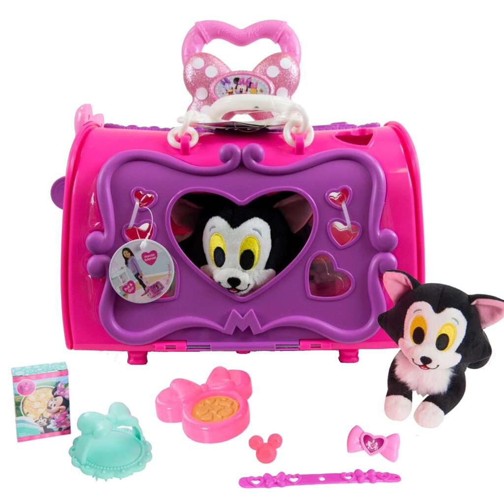 Väike loomaarstikomplekt koos kassi ja tarvikutega Just Play Disney Minnie Hiirega hind ja info | Tüdrukute mänguasjad | kaup24.ee
