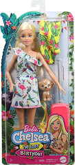 Nukk Chelsea Barbie kadunud sünnipäeval koos kutsikaga цена и информация | Игрушки для девочек | kaup24.ee