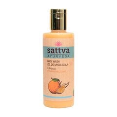 Kehapesu-/dušigeel apelsiniga Orange, Sattva Ayurveda, 210ml hind ja info | Dušigeelid, õlid | kaup24.ee