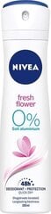 Pihustatav deodorant Nivea Frech Flower naistele, 150 ml цена и информация | Дезодоранты | kaup24.ee