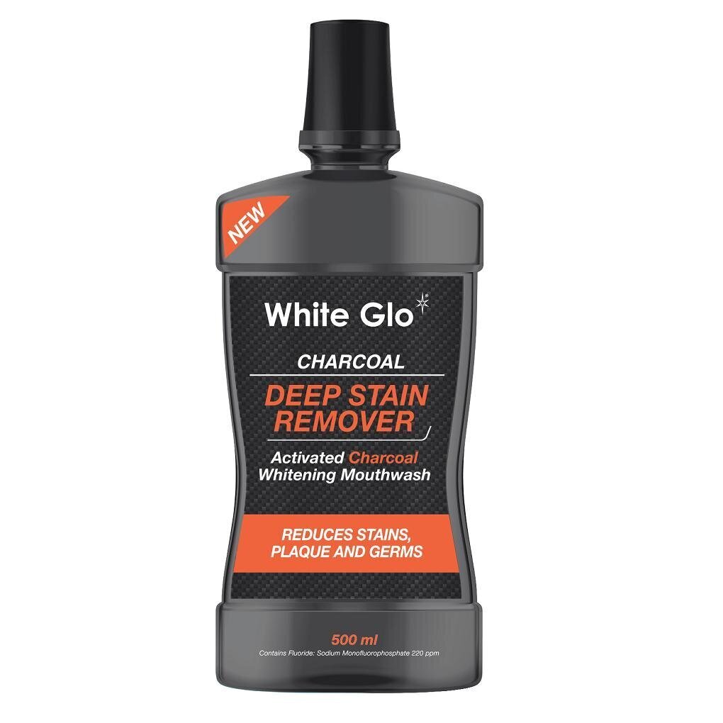 Suuvesi White Glo Charcoal 500 ml цена и информация | Suuhügieen | kaup24.ee