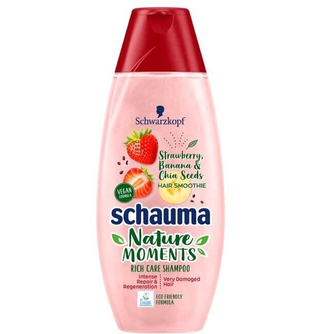 Toitev juuksešampoon Schauma Nature Moments Intense Repair 400 ml hind ja info | Šampoonid | kaup24.ee