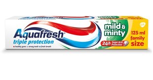 Зубная паста Aquafresh Triple Protection Mild And Minty 125 мл цена и информация | Для ухода за зубами | kaup24.ee