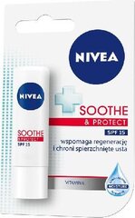 Huulepalsam Nivea Soothe & Protect, 4,8 g hind ja info | Huulepulgad, -läiked, -palsamid, vaseliin | kaup24.ee