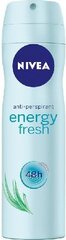 Дезодорант-спрей для женщин Nivea Fresh Energy, 150 мл цена и информация | Дезодоранты | kaup24.ee