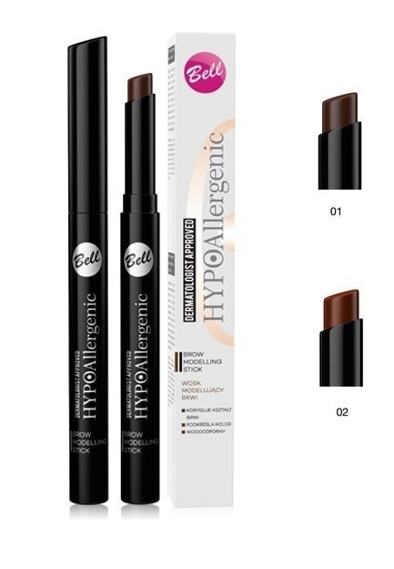 Kulmuvaha Bell HypoAllergenic Brow Modelling Stick 7 g, 02 цена и информация | Kulmuvärvid, -pliiatsid | kaup24.ee