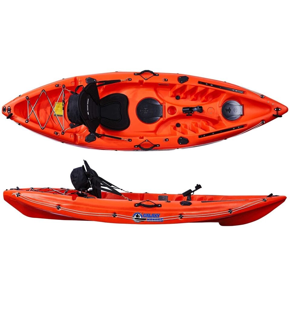 Parima hinnaga kummipaadid! Kajak, süst Galaxy Kayaks - Cruz Pro Angler,  oranž | kaup24.ee