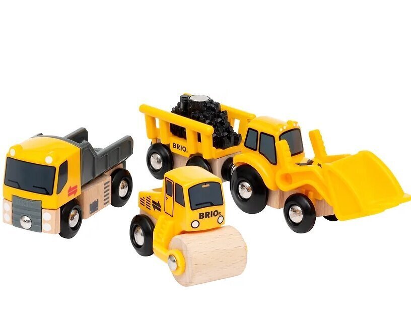 Ehitussõidukite komplekt Brio World 33658 hind ja info | Poiste mänguasjad | kaup24.ee