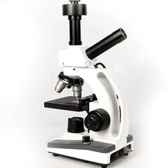 Professionaalne bioloogiline mikroskoop digitaalse okulaariga hind ja info | Mikroskoobid ja teleskoobid | kaup24.ee