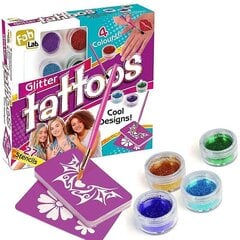 FabLab Glitter Tattoos komplekt hind ja info | Tüdrukute mänguasjad | kaup24.ee