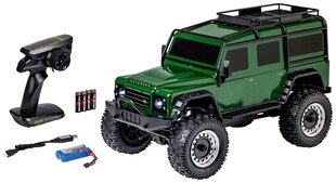 Радиоуправляемый внедорожник Carson Land Rover, зеленый цена и информация | Игрушки для мальчиков | kaup24.ee