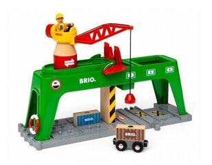 Konteinerkraana Brio World 33996 цена и информация | Игрушки для мальчиков | kaup24.ee