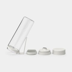 Бутылка для воды с ситечком Make & Take - Light Grey цена и информация | Фляги для воды | kaup24.ee