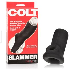 Рукав для пениса COLT Slammer, черный цена и информация | Эрекционные кольца, насадки на пенис | kaup24.ee