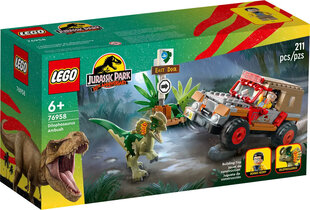 76958 LEGO® Jurassic World Dilophosauruse varitsus hind ja info | Klotsid ja konstruktorid | kaup24.ee