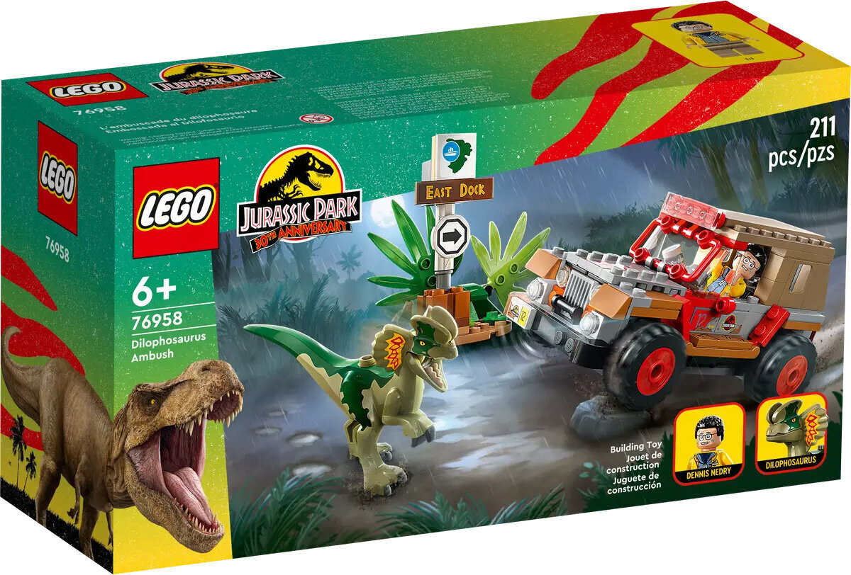 Конструктор LEGO Jurassic World: Засада дилофозавра цена | kaup24.ee