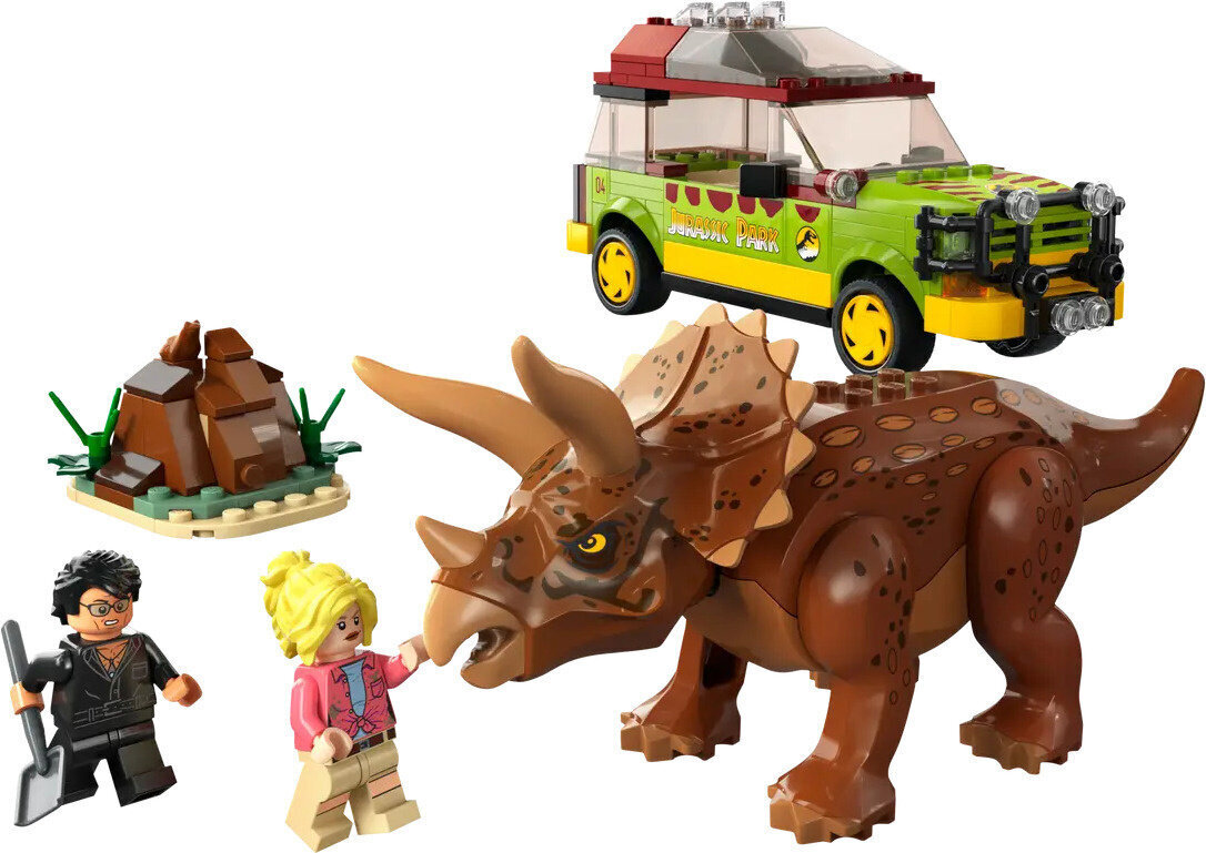 76959 LEGO® Jurassic World Triceratops uurimine цена и информация | Klotsid ja konstruktorid | kaup24.ee