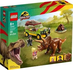 76959 LEGO® Jurassic World Triceratops uurimine цена и информация | Конструкторы и кубики | kaup24.ee