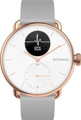 Withings ScanWatch Hybrid Rose Gold/Grey цена и информация | Смарт-часы (smartwatch) | kaup24.ee