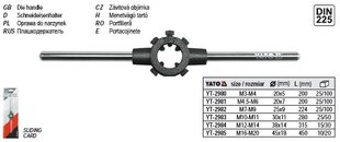 Keermestamise tööriist M4,5-M6/d20x7 l200mm 2981 hind ja info | Käsitööriistad | kaup24.ee