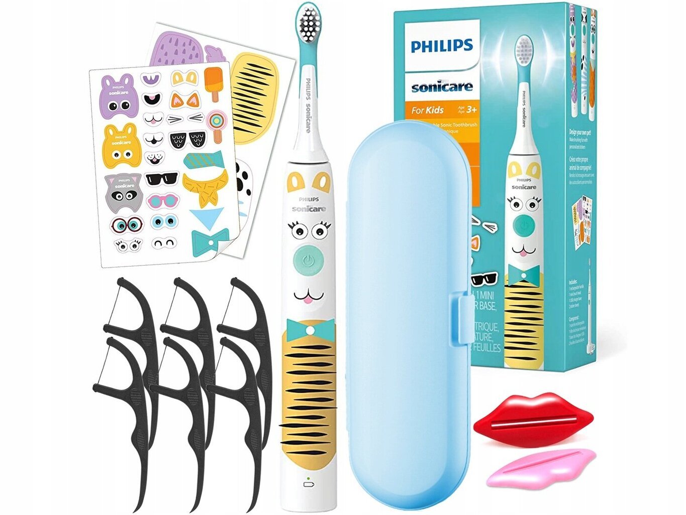 Laste elektrilise hambaharja komplekt Philips Sonic hind ja info | Elektrilised hambaharjad | kaup24.ee