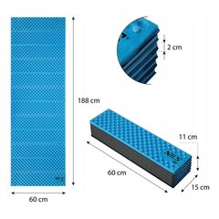 Isetäituv turismimatt Nils Camp, 57x188x 2,5 cm hind ja info | Matkamadratsid, matkamatid | kaup24.ee