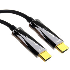 Seki kaabel HDMI-HDMI (optiline, 25m, v.2.0, 4K) цена и информация | Кабели и провода | kaup24.ee