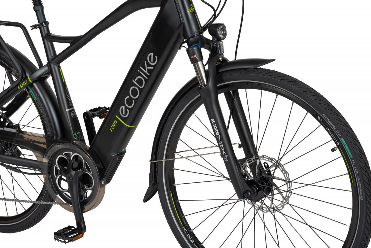 Elektrijalgratas Ecobike X-Cross M 14,5 Ah Greenway, must цена и информация | Elektrirattad | kaup24.ee