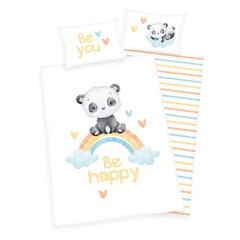 Herding ‘Panda‘ Voodipesukomplekt väikelastele, 100x135, 2 tk hind ja info | Beebide ja laste voodipesu | kaup24.ee
