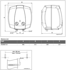 Емкостный водонагреватель под умывальник 15л TR2000T - mini BOSCH цена и информация | Bosch Оборудование для отопления | kaup24.ee