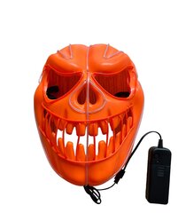 Helendav Halloweeni mask, oranž hind ja info | Karnevali kostüümid | kaup24.ee