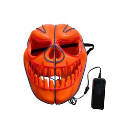 Helendav Halloweeni mask, punane цена и информация | Карнавальные костюмы | kaup24.ee