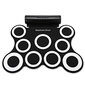 G3009 Silikoonist kaasaskantavad elektroonilised trummid, must цена и информация | Arendavad mänguasjad | kaup24.ee